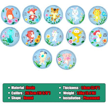 Elitix Stepping Stone Animal Print Step Stones Decorative Tool, Cute Stepping Gardening Stone for Outdoor Garden, 1/12 Pcs Ornaments Step Stone Gifts for Grandmothers(Color:1 Pack)