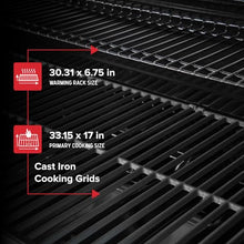 Nexgrill Deluxe 6-Burner Gas Grill, Ceramic Side Burner & Rotisserie Kit