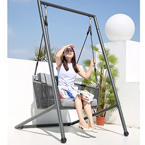 Eiwitany The Outdoor Swing is Suitable for Multiple Scenes, The Triangular Structure is Stable and Durable, and It Can Be Used Indoors and Outdoors (Single)