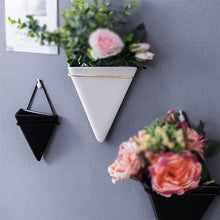 SDREYKUF Wall Hanging Flowerpot Hydroponic Decorative Ceramic