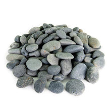 Southwest Boulder & Stone Mexican Beach Pebbles | 2000 Pounds of Smooth Unpolished Stones | Hand-Picked, Premium Pebbles for Garden and Landscape Design | Black, 1/2 Inch - 1 Inch