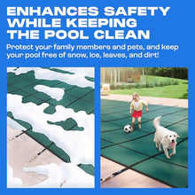Yankee Pool Safety Inground Pool Cover -18x36 Ft Safety Pool Cover
