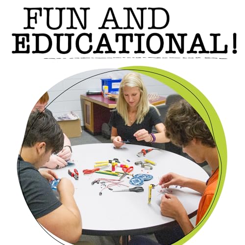 Pitsco Education Blinky Robot Soldering Kit Classroom Package, STEM Projects for Kids Ages 12+