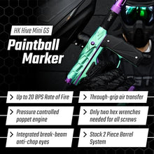 Generic HK Army Empire Mini GS Electronic Paintball Marker Teal/Purple