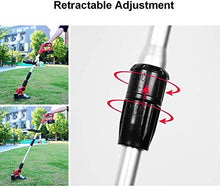 AMYYTL Rotary Mowers 30cm Cutting Diameter, Adjustable Handle, Vertical Edge-Cutting Angle, Plant Guard Lawn Trimmer,Electric Gra