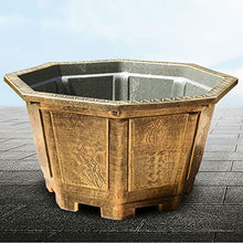Flower Pots Garden Patio Planter for Indoor Plants Resin Pots for Outdoors with Drainage Hole Retro Look Home Decorative Containers Christmas Planters (Size : 80cm)