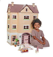 Tender Leaf Toys Fantail Hall Wooden Dollhouse Pink