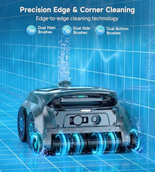 (2026 NEW) WYBOT B1 Cordless Robotic Pool Vacuum Six-Roller Brush
