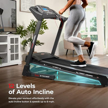 Sunny Health & Fitness Smart Treadmill Black