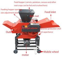 INTSUPERMAI 4-Blade Integrated Grass Cutter Machine Red