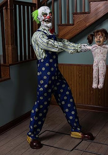 Seasonal Visions Clowns Tug of War Animated Prop Red