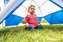 Jack and June Jungle Gym Canopy Set Outdoor Play UV-Resistant Blue/Grey