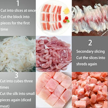 HQHAOTWU Electric Meat Grinder Stainless Steel Silver