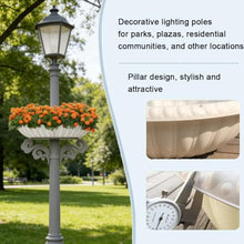 Outdoor Elevated Planters, Decorative Outdoor Planters And Trellises, Hanging Planters, Decorative Streetlight Poles For Landscaping, Ideal For Decorating Streetlight Poles In Parks, Plazas(260x250mm)