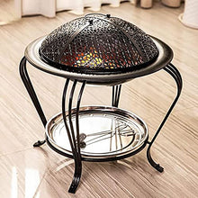 Backyard Patio Garden Fireplace for Campfire Bonfire with Spark Screen Cover,Poker,Fire Pit Cover,Grill Great for Outdoor and Patio