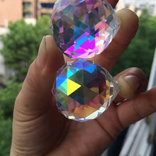 JUIYU Garden Suncatchers 108pcs/lot 30mm Clear AB Crystal Chandelier Hanging Part Handmade Pendant Necklaces