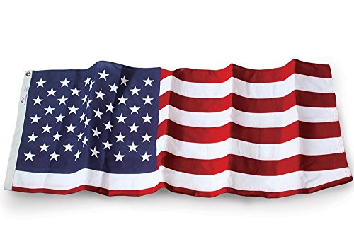 Allied Flag Outdoor Heavyweight Polyester U.S. Flag 30' x 60' Red, White, Blue