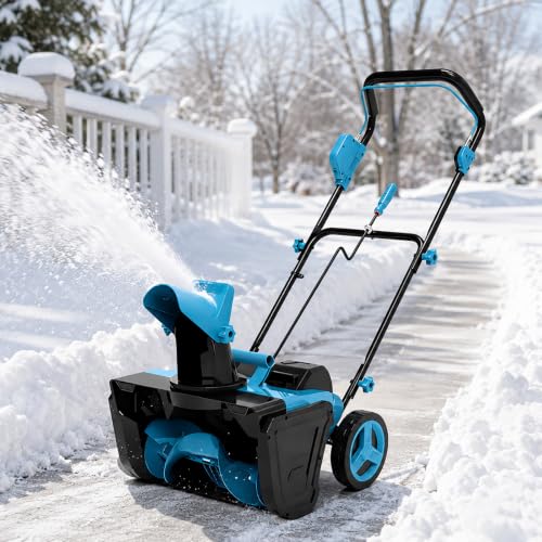 Cordless Snow Blower, 22-Inch Clearing Width, 3500W Brushless Motor