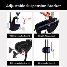 YUEWO 12V Electric Trolling Motor 68lb Thrust for Saltwater Kayaks