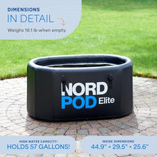 Lifepro NordPod Ice Bath Tub Portable Cold Plunge Water Therapy Pool