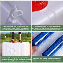 DIROVO Rain Barrels Water Container with Tap,Plastic Portable Drinking Storage, Carrier Bucket for Camping Outdoor Driving Hiking Fishing Emergency(420L)