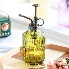 Nordic Glass Watering Can, Retro Push-Type Gardening Tool, Succulent Potted Plant Watering Can