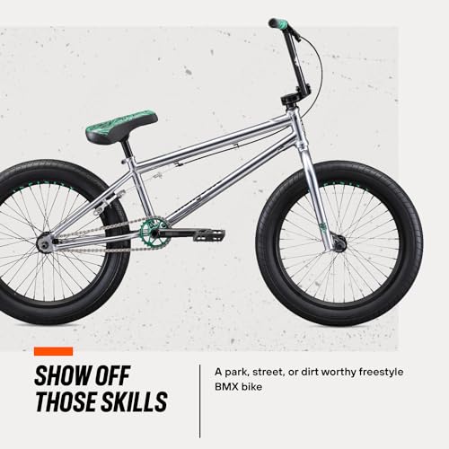 Mongoose Legion L500 Freestyle BMX Bike 20-Inch Silver