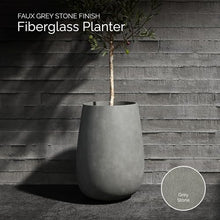 COSAPOTS Mondo High Tall Fiberglass Planter, Indoor/Outdoor