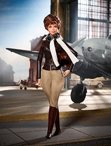 Barbie Inspiring Women Series Amelia Earhart Doll Brown