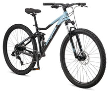 Mongoose Impasse 2.0 Mountain Bike 8-Speed Full Suspension 29-Inch Black/Blue
