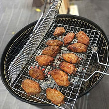 AFPSDLFJDLS Bbq Non-stick Grilling Basket Grill Mesh Mat Meat Vegetable Steak Picnic Party Barbecue Tool Heat Resistant(33 * 20cm)