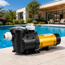 XtremepowerUS Dual Speed In-Ground Swimming Pool Pump Spa High Flow 1.5" NPT With Slip-On Fitting Included, Filter Basket, 230V (5820 GPH)