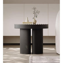 CHmrfvqtus Couch Side Table Retro Storage Table Round Small Side Living Room Creative Art Balcony
