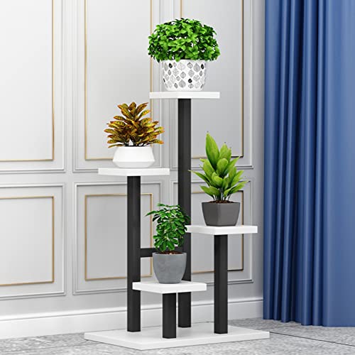 RWGOVLU Flower Rack Display Stand Planter Stand For Indoor Plants Flower Pot Stand Iron Bracket Plant Pot Holders Shelf