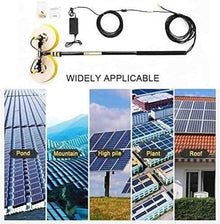 Solar Photovoltaic Panel Cleaning Robot Photovoltaic Panel Cleaning Equipment Brush Power Tool Double Head, 7.5M