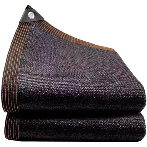 Hxli Sunshade Net Mesh Tarp with Reinforced Grommets, Privacy Screen Outdoor Sun Shades Cloth, Heavy Duty Sunblock Resistant