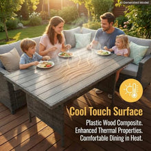 Wisteria Lane 7 Piece Patio Furniture Set, Patio Sectional for All Weather
