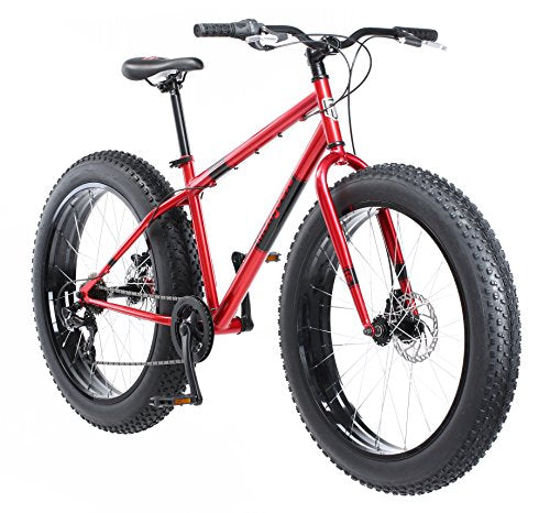 Mongoose Dolomite Fat Tire Mountain Bike Red