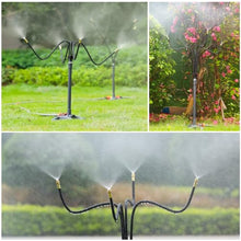 Underground Sprinkler Irrigation Kit for Plant, Small Auto Drip Irrigation System with 360° Bendable Hose, Drip Automatic Watering Equipment Outdoor