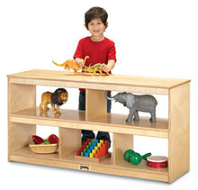 Jonti-Craft Open Toddler Shelf Brown