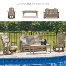 Signature Design by Ashley Hyland Wave HDPE Outdoor Glider Loveseat