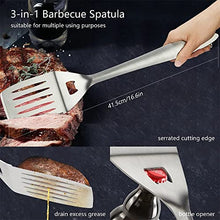 Barbecue Tool Set Spatula Fork Pliers Brush
