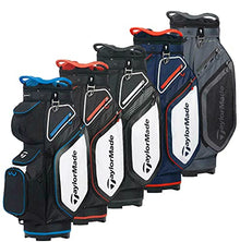 TaylorMade Pro 8.0 Cart Bag Navy/White/Red