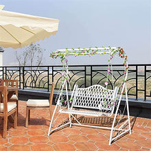 KYTGFH Patio Swing Porch Hang Club Bench Chair,Princess Swing Bed Outdoor Swing Chairs for Adults,Garden Swing Comfy Outdoor Swing Chair Bench