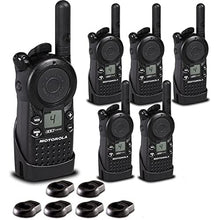 Motorola Solutions 6 Pack CLS1410 UHF 1W 4-Channel 2-Way Radio Black