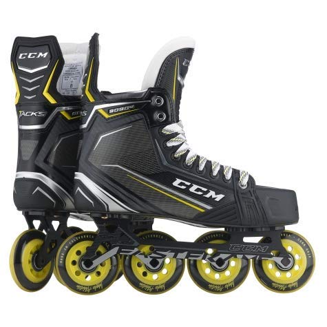 CCM Tacks 9090R Senior Roller Hockey Skates Black, Width D, Size 8.0