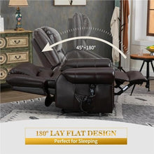 HTERWQEA Dual Motor Power Lift Recliner with Massage, Heat & USB Ports