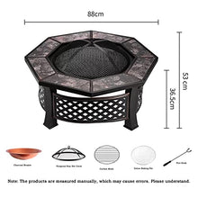 LICONG-2019 Barbecue Table Outdoor Barbecue Table Charcoal Barbecue Stove Family Villa Barbecue Rack Indoor Charcoal Fire Basin Barbecue Stove Grill Table