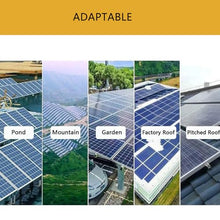 Lakenbroade Electric Solar Solar Panel Cleaning Tool, Double Head Automatic Solar Panel Cleaning Brush and Pole Kit, Window Cleaner Special Roof Water Brush and Other Cleaning Activities,GPAA7.5M
