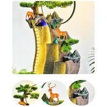Outdoor Water Fountain Creative Rockery Water Curtain Wall, Floor Circulating Water Ornaments, Living Room Courtyard Fountain Landscape Outdoor Fountain (Size : M)